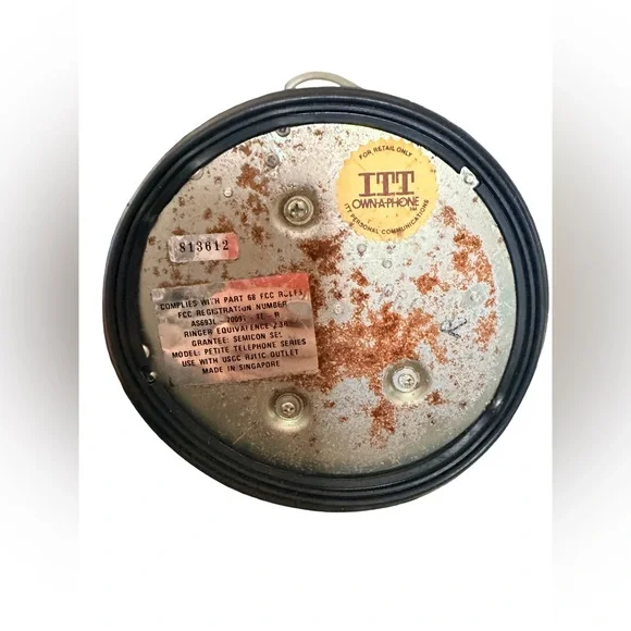 Retro Yellow Rotary-Style Corded Telephone - Picture 6 of 8